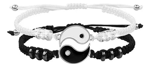 Pulsera Yin Yang Para Hombres Y Mujeres, Pulseras A Juego Pa