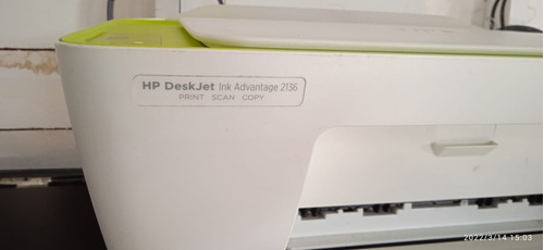 Impressora Hp Deskjet Ink Advantage 2136 Usada