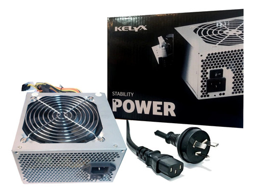 Fuente 500w Kelyx Atx Box Cooler 120mm Tecla De Corte