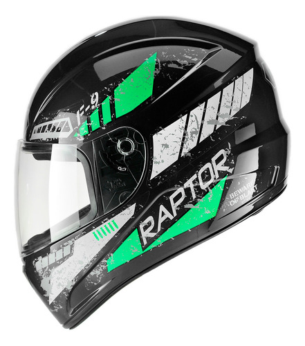 Casco Moto Integral Simple Visor Fly Graficas