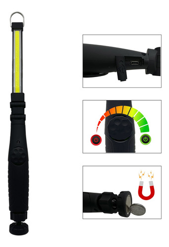 Bastão De Led Fotografia Ring Light Stick Portatil Selfie