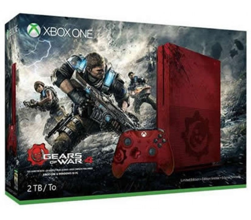 Xbox One S 2tb Gears Of War 4 + 2 Joystick + Halo 5