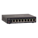 Switch Cisco Admin. 8 Puertos Poe+ Gigabit 45w Sg250-08hp