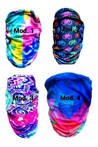 12 Bandanas Tipo Bufs Modelos Surtidos *-*