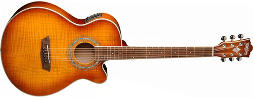 Guitarra Electroacustica Washburn Ea 15 Ice Tea Burst