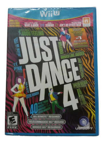 Juego Just Dance 4 Para Wii U, Nuevo Sellado