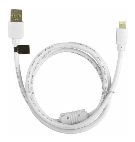 Cable Jm Compatible iPhone 5 5c 5s 6 7 1.5 Mts X2 Unidad