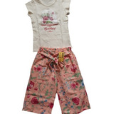 Conjunto Infantil,meninas,roupas,criancas,luxo,verao Tam8