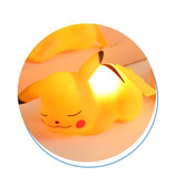 Lamparita De Noche Para Niños Pvc Pikachu Dormido 