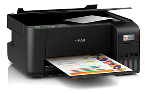 Impresora A Color Multifuncional Epson Ecotank L3210 Negra 
