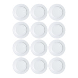 Plato Postre Luminarc 19cm Everyday Vidrio Templado Pack X12