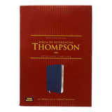 Biblia Rvr60 Estudio Thompson De Referencia Azul Con Indice