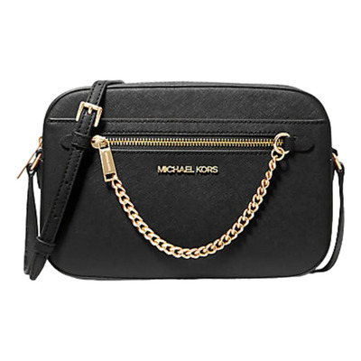 Cartera Crossbody Michael Kors- Jet Set Item LG Chain Black 35S1GTTC7L | Meses sin interés