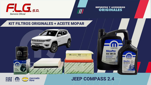 Kit Filtros Y Aceite Mopar Jeep Compass 17/21 Foto 4