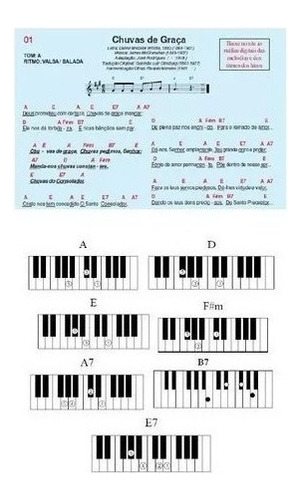 640 Hinos -harpa Cristã Cifrada Teclado Piano Em Pdf 