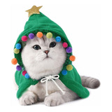 Aniac Disfraz De Navidad Para Mascotas Con Estrellas Y Pompo