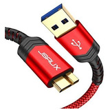 Cable De Disco Duro Externo Jsaux Usb 3.0 Paquete De 2 -rojo