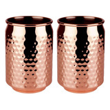 Mug Vasos De Cobre Set 2 Cantina Moscow Mule Coctel Tragos Color Moscow Can