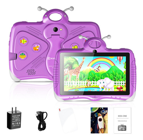 Tablet  Kids One E7 7  32gb Violeta Y 3gb De Memoria Ram