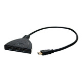 Switch Hdmi 3 Entradas 1 Salida Cable Full Hd Ps3 Xbox 360