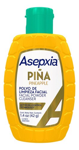 Polvo De Limpieza Facial Asepxia Piña Active Oil 42gr