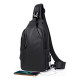 Mariconera Impermeable Pechera Con Usb, Mochila Cruzada T- P