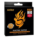 Encordoamento Solez P/ Guitarra 010 Com Dlp - Slg10