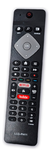 Control Remoto Philips Original Smart Tv Netflix Youtube