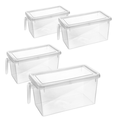 Set X4 Organizador Multiusos De Cocina Nevera Hogar Oficina 