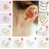 Piercing, Arete Falso Sin Perforaciones Tipo Clip X 1 Unidad