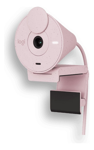 Webcam Logitech Brio 300 Fhd 1080 Rightlight 2 Rose 