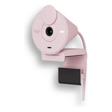 Webcam Logitech Brio 300 Fhd 1080 Rightlight 2 Rose 