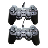 Control Para Pc X 2 Doble Jugador Portátil Usb Tipo Play2
