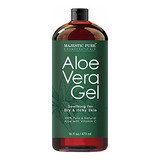 Majestic Pure Aloe Vera Gel De Aloe Vera, 100% Natural Orgán