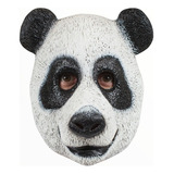 Máscara De Osito Ghoulish Productions Panda 26778 Color Blanco Y Negro Animales