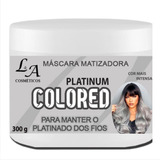 Máscara De Tratamento Matizadora Cabelo Loiro Platinado L&a 