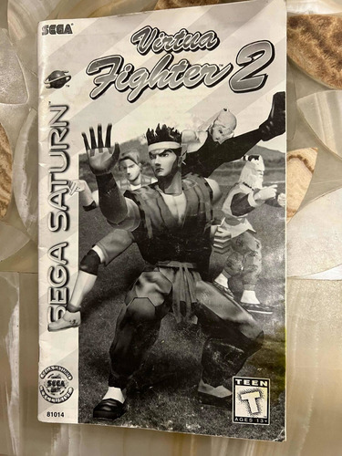 Solo Manual Virtua Fighter 2 Sega Saturn Original