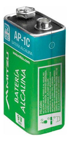 Bateria Alcalina 9 V Mitzu Ap-1c