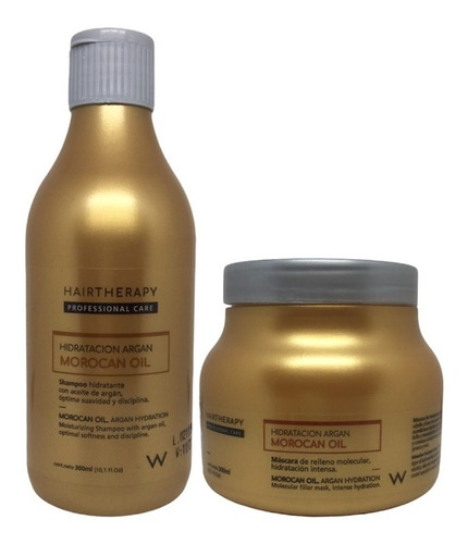 Kit Shampoo + Máscara Morocan Oil Argán Hair Therapy 300ml