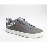 Tenis Americanos De Lona And 1 Canvas Color Gris Varios #