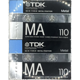 Tdk Ma110 Metal Cassette Metal Position 110min Paq De 2 Pzas