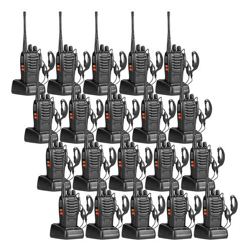 20 Radios De Comunicación Inalámbricos Walkie Talkie 