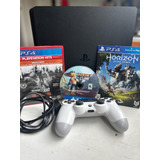 Play Station 4 Sony 500gb + 1 Joystick + 3 Juegos 