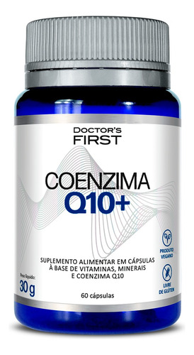 Suplemento Em Cápsula Doctor's First  Coenzima Q10, Suplemento, Complexo B Coenzima Q10+ Coenzima Q10 Coenzima Q10+ Em Pote De 30g 60 Un