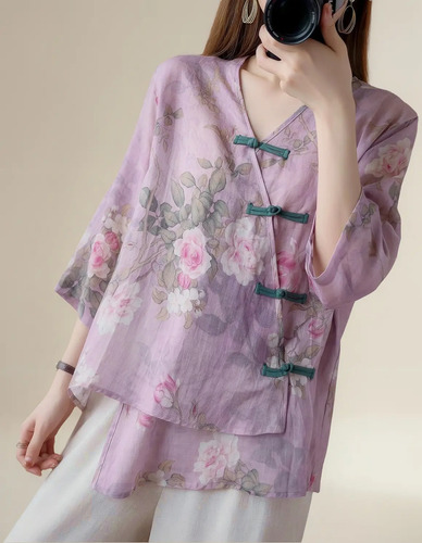 Ropa De Mujer, Talla Grande, Vintage, Holgada, Para Cubrir E