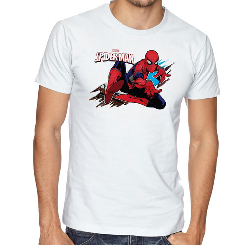 Camiseta Luxo Homem Aranha Mãos Spider Man Longe De Casa