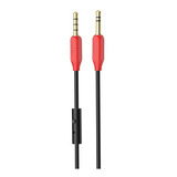 Cable Hoco Auxiliar Audio 3.5 Upa12 Con Microfono Negro