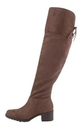 Bota Dama Mujer Taupe Tacón 5 Cm