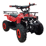 Cuatrimoto Infantil Spyder Doble Parilla Roja  Atv05