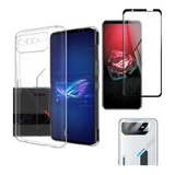 Capinha Kit Premium E Películas P/ Asus Rog Phone 6 / 6d 